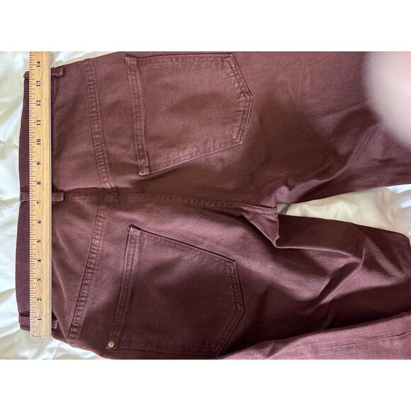 THE GREAT. “The Rider” Wide Leg Jean — Size 25 — Wine/Burgundy - Picture 10 of 15